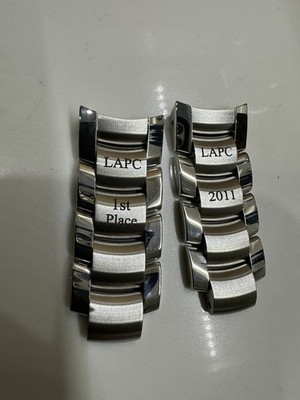 BAUME MERCIER STEEL CAPELAND S AUTOMATIC STRAP BAND BRACELET LINK SECTION 20MM