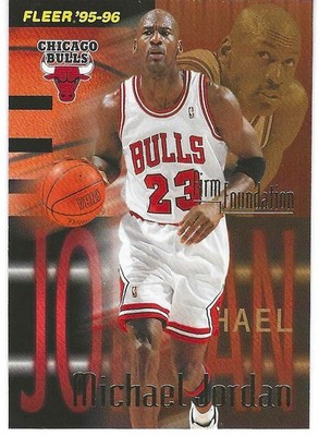 1995-96 Fleer Firm Foundation Michael Jordan (Chicago Bulls) #323