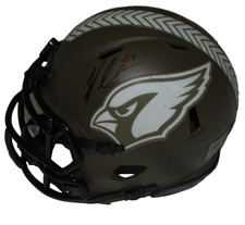 JEREMIYAH LOVE signed (ARIZONA CARDINALS) STS mini football helmet JSA CR86318