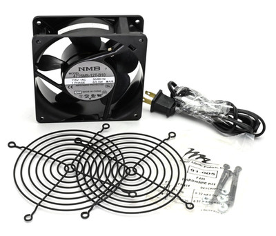 Middle Atlantic QFAN 4-1/2'' Quiet Fan With Guard, NMB 4715MS-12T-B10