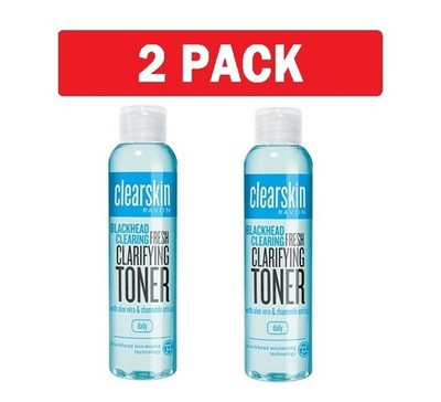 2 pcs set  AVON Clearskin Blackhead Clearing Fresh Soothing Toner  - 100ml/3.4Oz