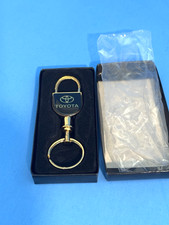 Dealer Keychain Toyota of Melbourne Keychain Gold-Tone Padlock Style New in Box