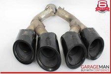 15-18 Porsche Cayenne 958 Exhaust Tail Pipe Set of 4 7P5253681BC OEM