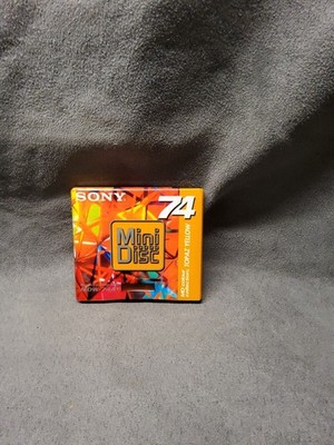 Sony Mini Disc Recordable MD MDW-74AY Colour Collection Topaz Yellow