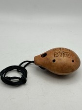 Peruvian Whistle Flute Six Hole Hand Carved Musical Instrument