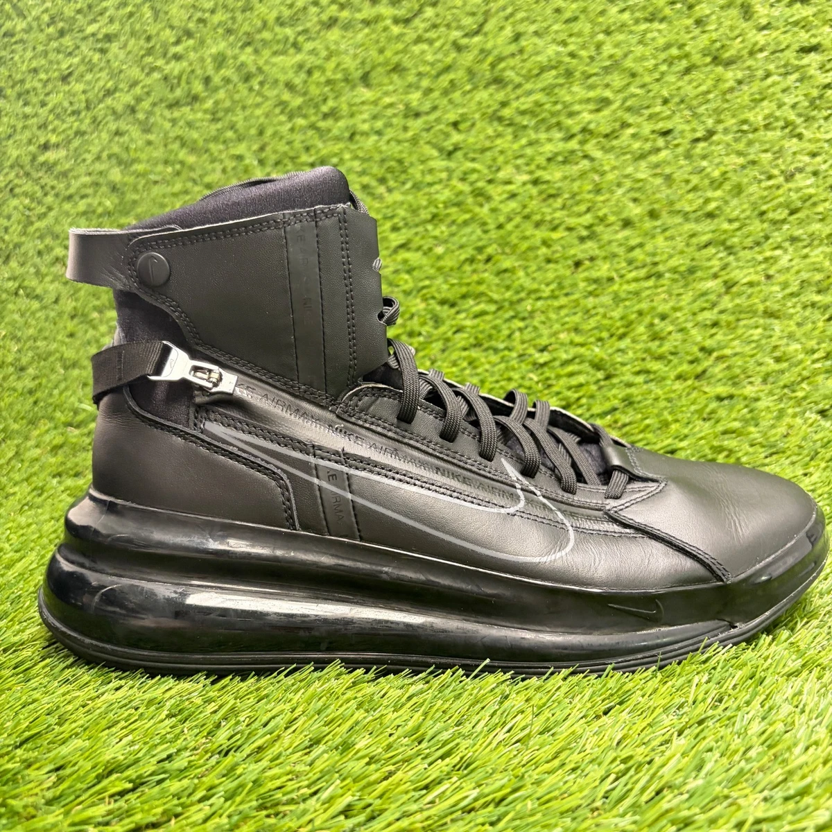 Nike Air Max 720 Saturn Triple Black for Sale | Authenticity