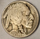 1914 5c Indian Head Buffalo Nickel Early US Type RAW-1400