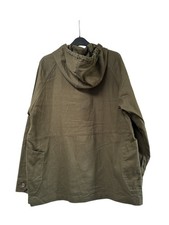 Women’s SoulCal cotton hooded button parka jacket, khaki, uk10, new without tags