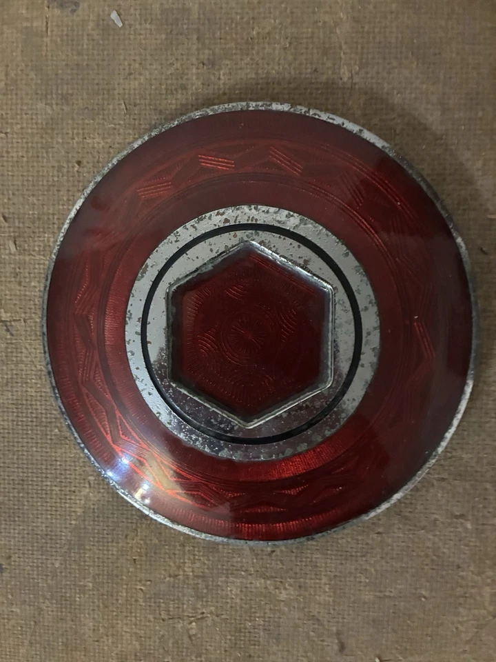 3 PACKARD HUBCAPS CLOISONNÉ Foto 3 de 4
