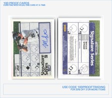 Myles Straw Auto RC 2019 Donruss Signature Series #SS-MS Houston Astros