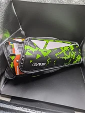 Century Brave Youth Shin Instep Guards -Black & Green Size L/XL