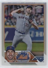 2023 Topps Chrome Refractor Justin Verlander #126 0nr3