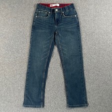 Levis 511 Slim Fit Boys Jeans Size 10 Reg Blue Denim Stretch Pants Medium Wash