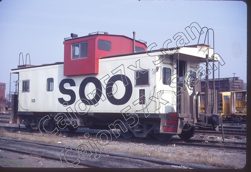 Original Slide- SOO LINE Caboose 10 In 10/70
