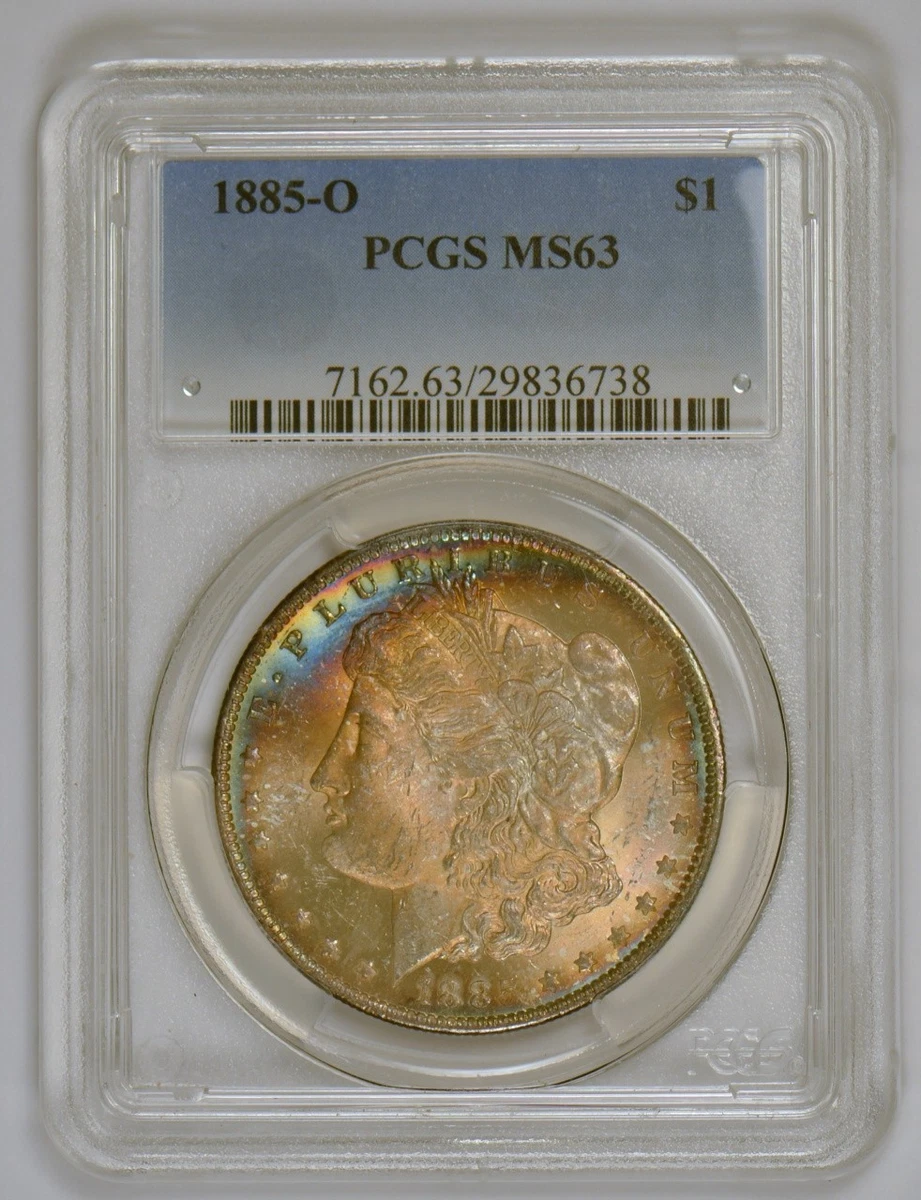 Uncirculated Silver 1885 Year Morgan US Dollars (1878-1921) for