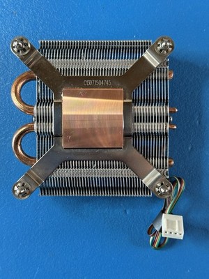 PCCOOLER CPU Fan with Heatsink Copper Aluminum Blue 4-Pin Cooler