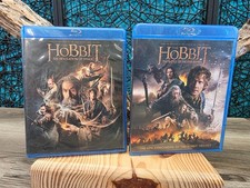 THE HOBBIT BLU-RAY DVD COMBO LOT OF 2 DESOLATION OF SMAUG & BATTLE FIVE ARMIES