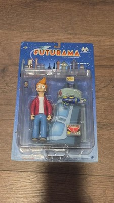 NEW & SEALED! Vintage Moore Collectibles Futurama Fry Action Rare Figure On Card