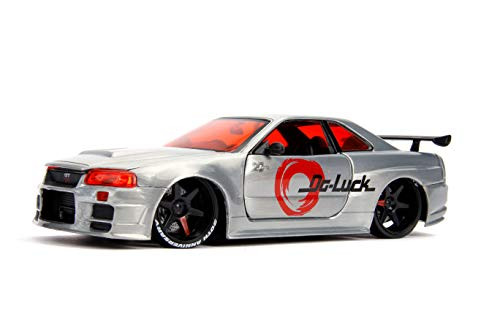 JDM – 2002 ニッサンスカイラインGT-R (R34) JADA JDM TUNERS 2002 NISSAN GT-R R34 HKS POWER 1/24 DIECAST