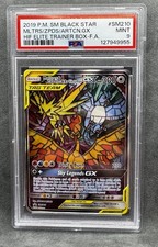 Moltres & Zapdos & Articuno GX SM210 Sm Holo Graded PSA 9
