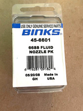 Binks 45-6601 Spray Gun Fluid Nozzle 66ss Fluid Nozzle 1.8mm 900285 Binks 45-6601 Spray Gun Fluid Nozzle 66ss Fluid Nozzle 1.8mm 900285