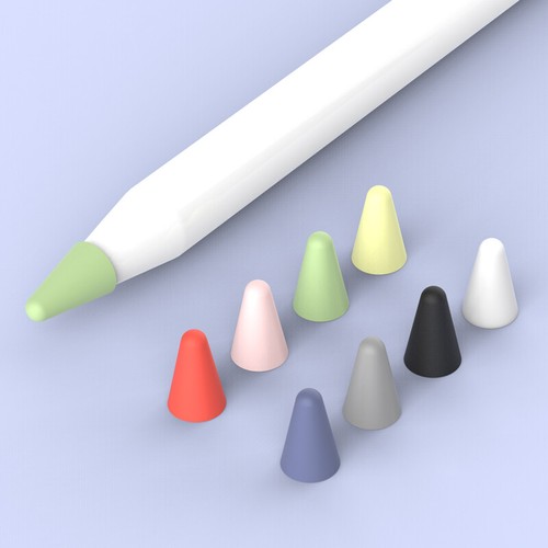 Apfel Bleistift Feder Abdeckung/Schutzspitze (8er-Pack, gemischte Farben) - Bild 5 von 6