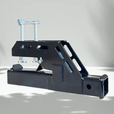 Vijay Receiver Hitch 2" Clamp On Trailer Tractor Bucket Mount Adapter