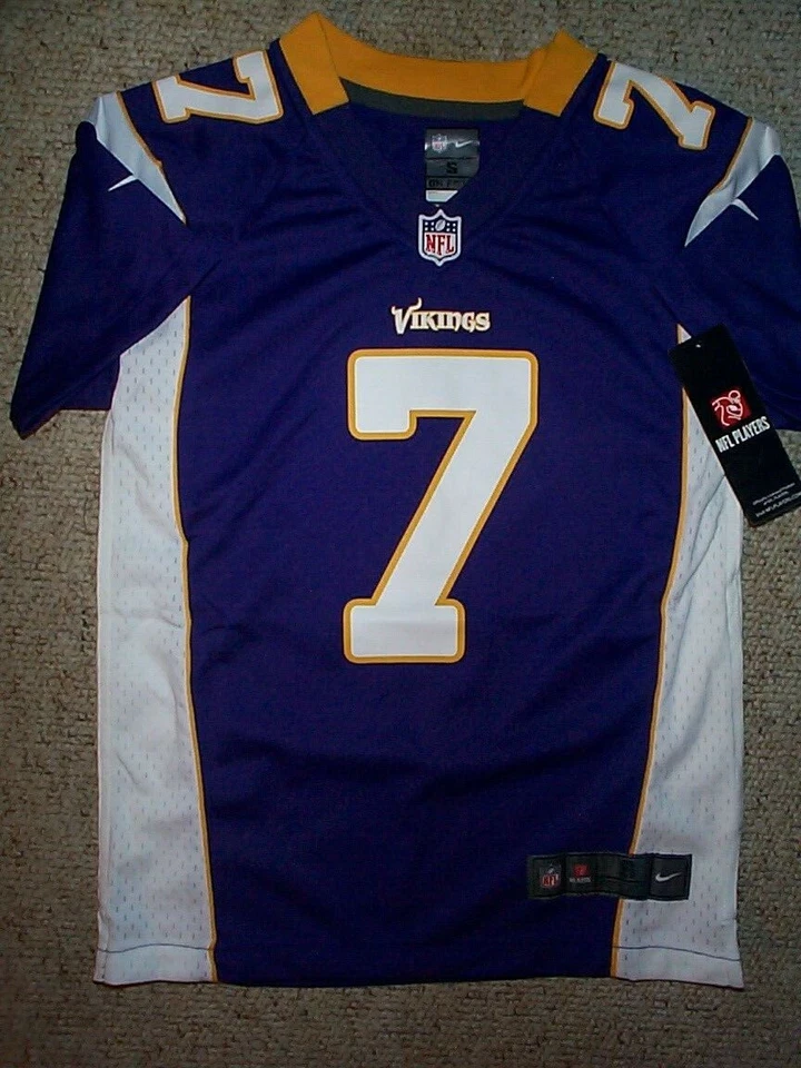 Nike Minnesota Vikings CHRISTIAN PONDER NFL Jersey JUVENTUD NIÑOS NIÑOS NIÑOS (s-pequeño-pequeño) Foto 2 de 2