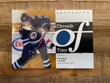 Patrik Laine 2021-22 UD Artifacts Threads of Time Jersey #TT-PL Winnipeg