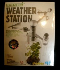NEW GREEN SCIENCE WEATHER STATION SCIENCE KIT 4573 4M KIDZLABS 2009 SEALED