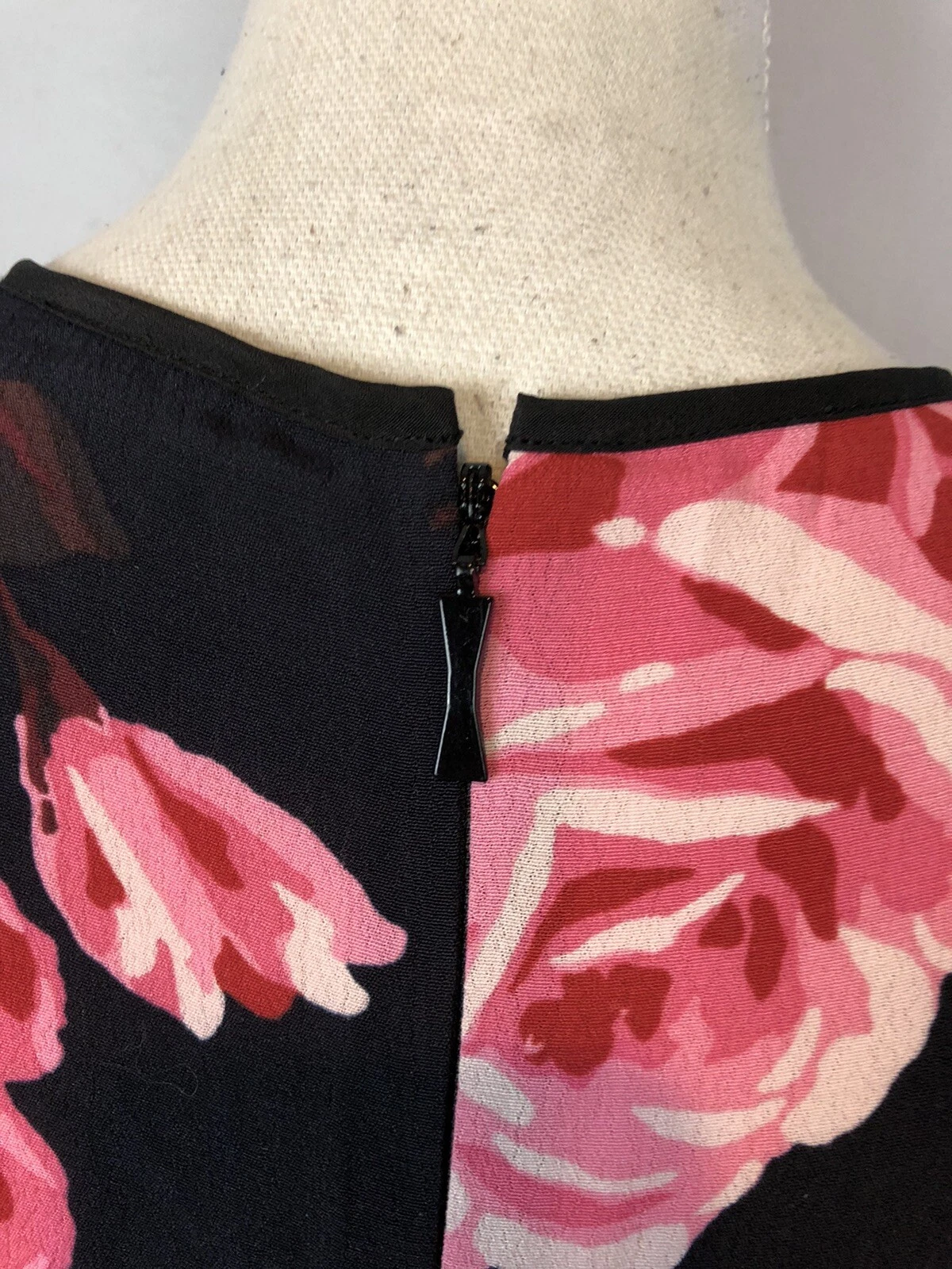 Abito da donna Kate Spade taglia S rosa arricciacapelli orlo rosa taglia S