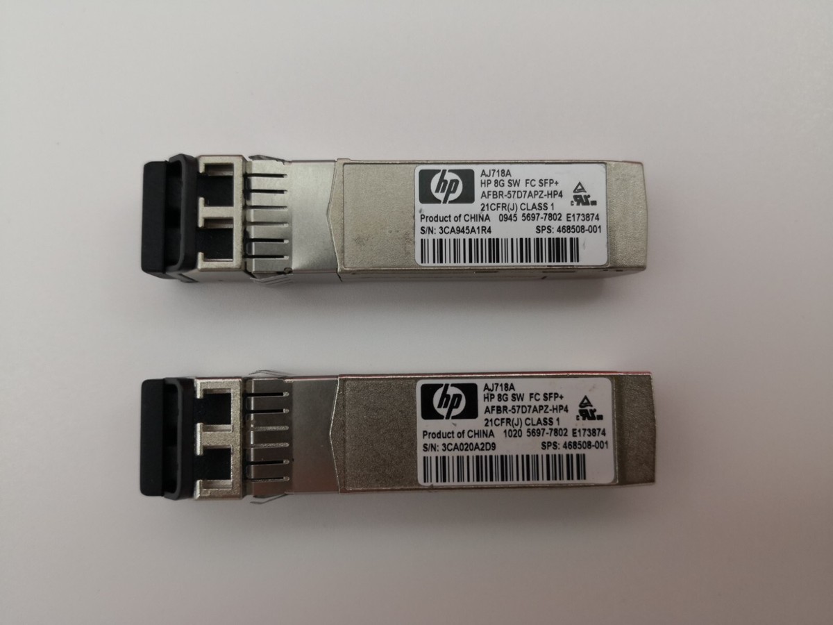 HP AJ718A 8G SW FC SFP+ AFBR-57D7APZ-HP4 ORIGINAL OPTICAL TRANSCEIVER