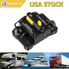 For Minn Kota 12/24/36/48V Electric Motor MKR-27 60AMP Circuit Breaker 1865115 