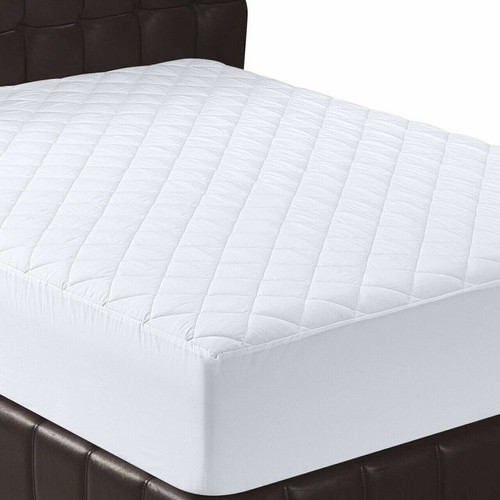 Extra Deep Quilted Mattress Protector Cover Fitted Bed Topper Double All Sizes - Picture 11 of 17
