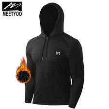 MEETYOO Men's Thermal Sweatshirts Hoodies Pullover Long Sleeve T-Shirt Workout
