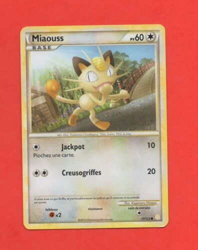 Pokémon N º 75/123 - Meowth - PV60 (558 - Imagen 1 de 1