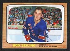 1966 TOPPS USA TEST 22 ROD SEILING CENTERED NEAR MINT CONDITION NEW YORK RANGERS