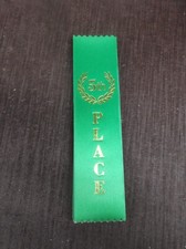 5th Place green award ribbons lot of 10