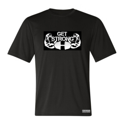 UGA UGA  Herren T-Shirt ''GET STRONG'' Bodybuilding Fitness Kraftsport Kampfsport