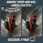 AMAZING SPIDER-MAN #66 GABRIELE DELL'OTTO EXCLUSIVE VIRGIN & VARIANT 2 PACK