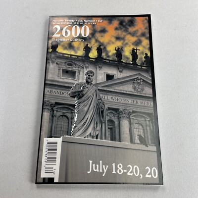 2600 The Hacker Quarterly Magazine Winter 2007 / Hacking Technology, Security