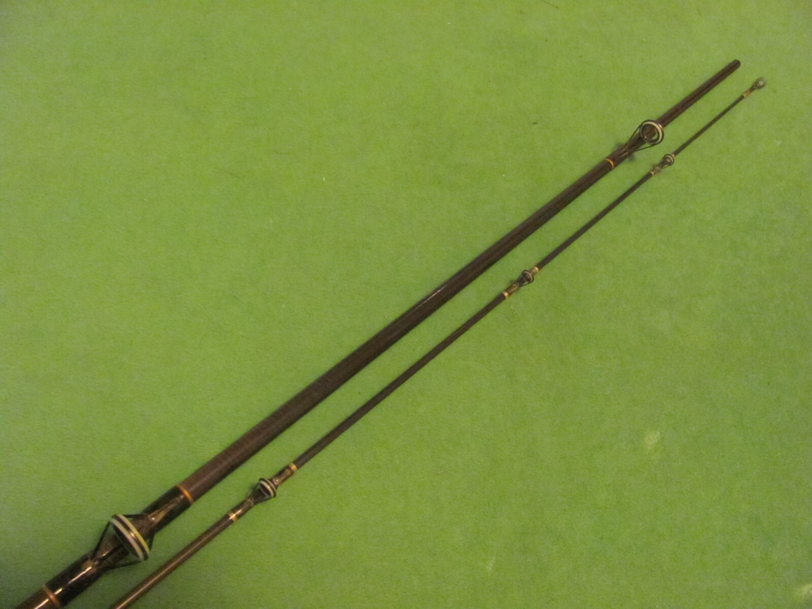 VINTAGE CUSTOMMADE FEATHERLIGHT 7' 8" MOOCHING 2PIECE FISHING ROD eBay