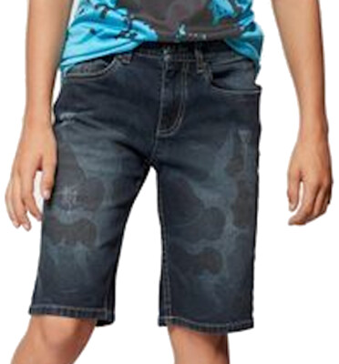 Arizona Jungen Bermuda Tarnprint used blue Gr. 176/182