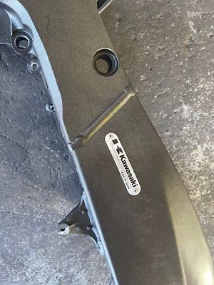 2006 Kawasaki Ninja Zx6r 636 Main Frame Chassis EZ REG Clean