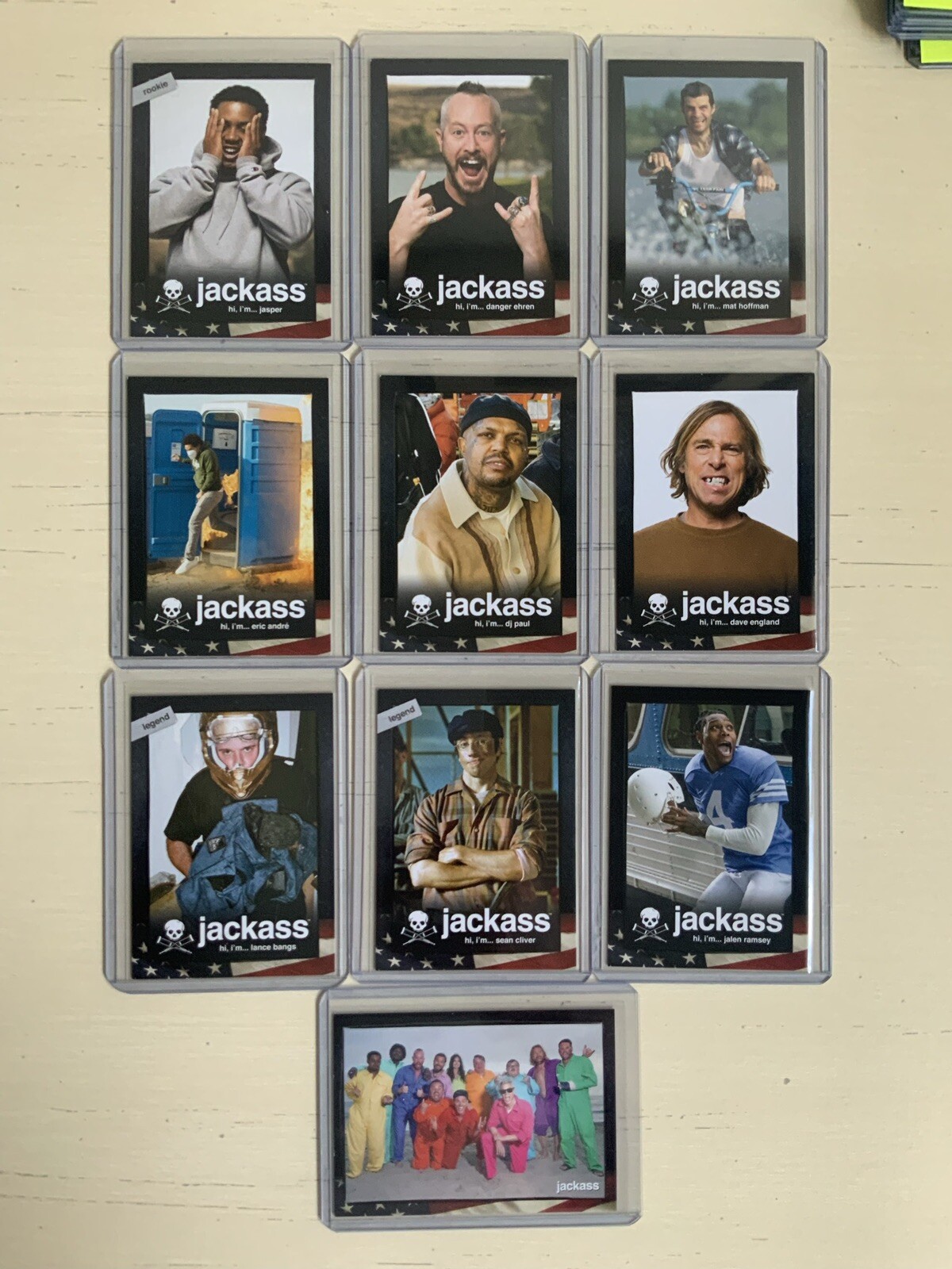 Jackass ZeroCool Trading Card Lot (10 Cards) eBay