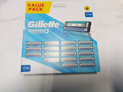 Gillette Mach3 Sport 17 Klingen Value Pack Neu und OVP online  