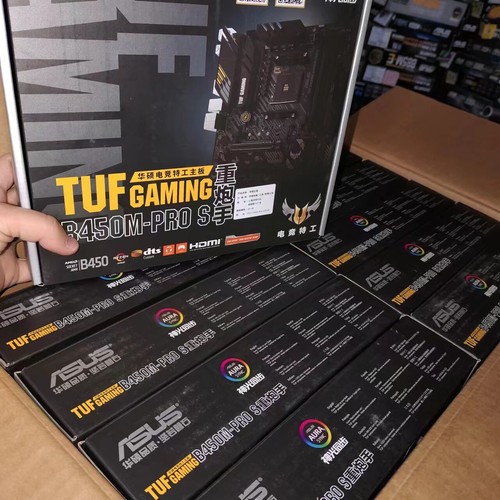 ASUS TUF Gaming B450M-PRO S AMD Socket USB 3.2 AM4 microATX Gaming Motherboard - Afbeelding 4 van 4