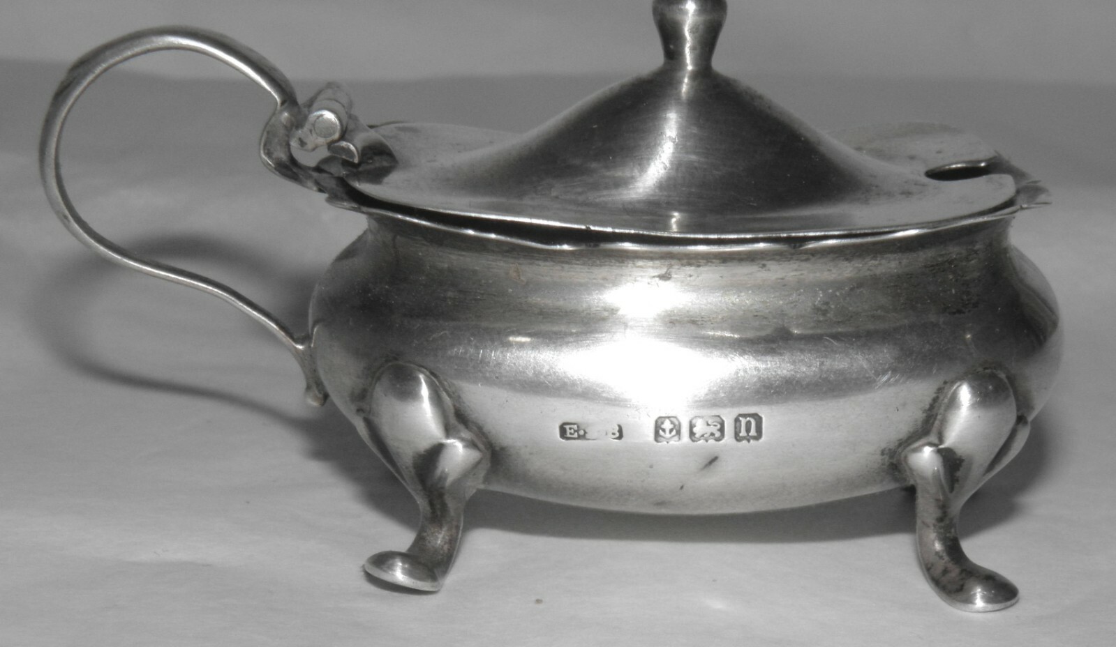 Antique Sterling Silver 1912 E S BARNSLEY Co Ltd Birmingham England MUSTARD POT eBay