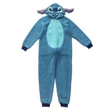 Disney Lilo  Stitch Womens Pajama Union Suit One Piece Sz L Costume Halloween