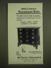 1985 The Bartley Collection Furniture Advertisement